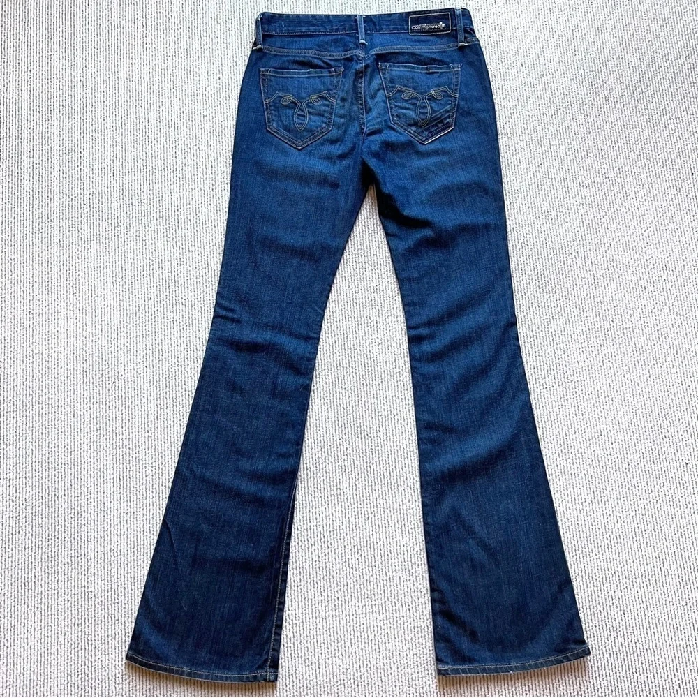 Commonwealth Luxury FTP Low Rise Bootcut Jeans Lindey no distressing 26